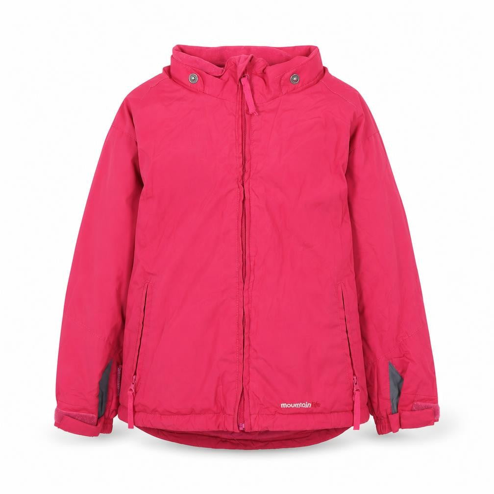 Mountain Life Girls Pink Jacket Size 3-4 Years Zip