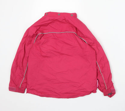 Mountain Life Girls Pink Jacket Size 3-4 Years Zip
