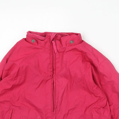 Mountain Life Girls Pink Jacket Size 3-4 Years Zip