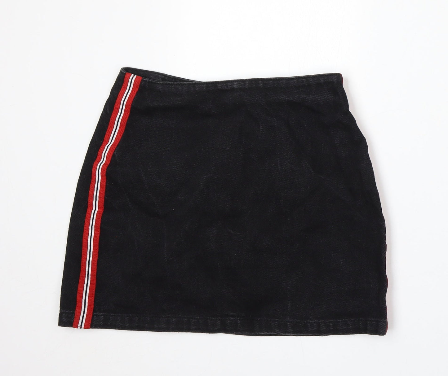 Womens UK Size 8 Topshop A-Line Denim Skirt
