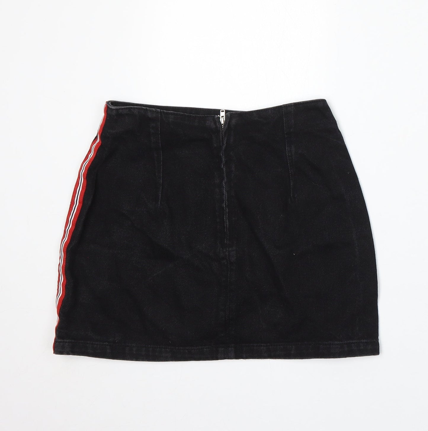 Womens UK Size 8 Topshop A-Line Denim Skirt