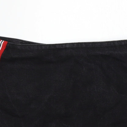 Womens UK Size 8 Topshop A-Line Denim Skirt
