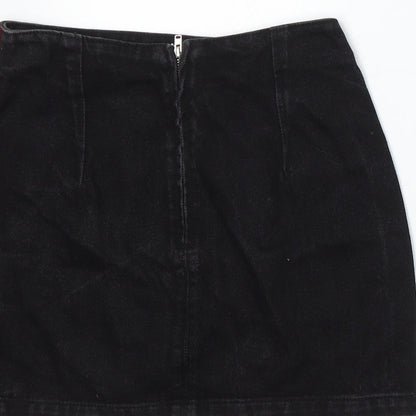 Womens UK Size 8 Topshop A-Line Denim Skirt