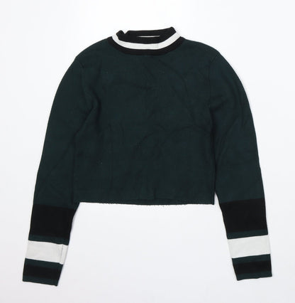 Womens UK Size 8 New Look Green Pullover Jumper