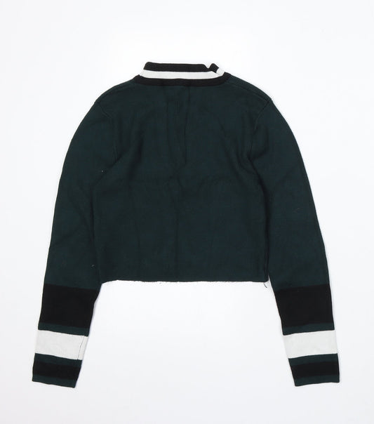 Womens UK Size 8 New Look Green Pullover Jumper