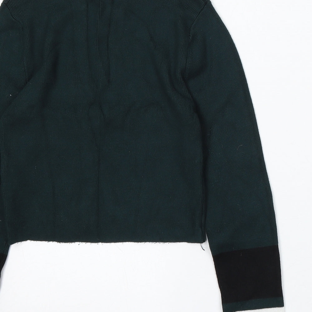 Womens UK Size 8 New Look Green Pullover Jumper