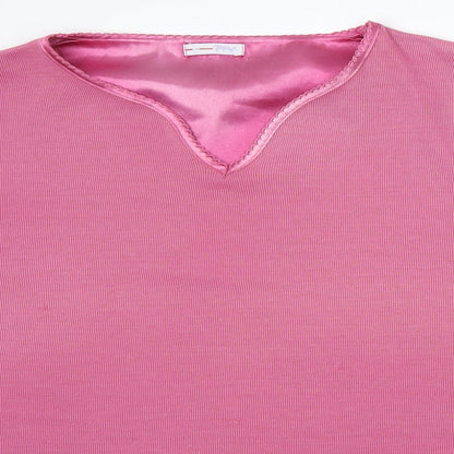 Womens UK Size 16 Papaya Pink Pullover Jumper