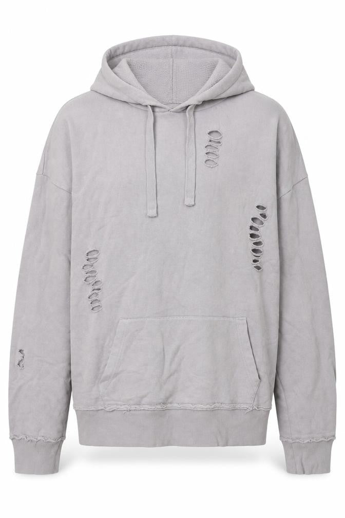 Mens UK Size XS River Island Grey Pullover Hoodie