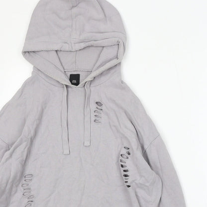 Mens UK Size XS River Island Grey Pullover Hoodie