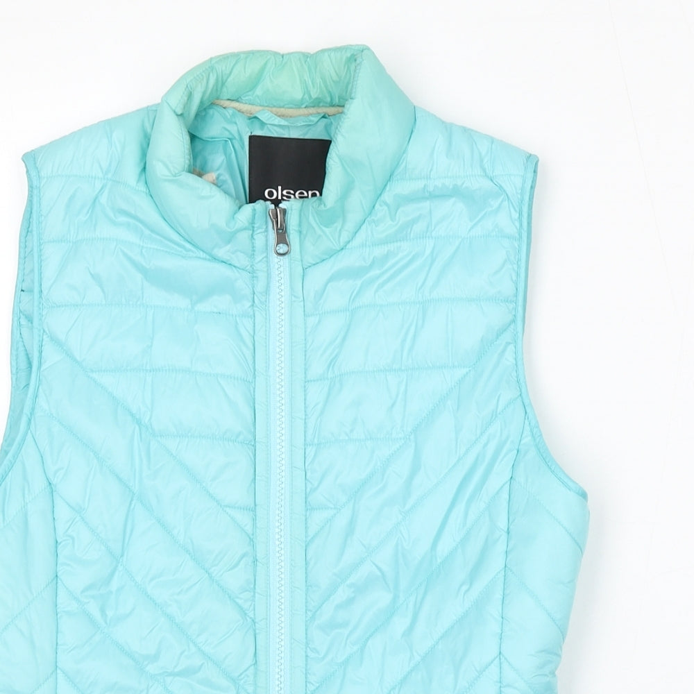Womens UK Size 8 Olsen Blue Gilet