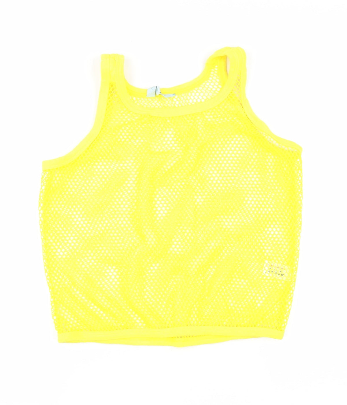 Atmosphere Womens Yellow Polyester Basic Tank Size 14 Scoop Neck