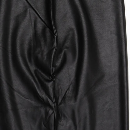 Vestidos Womens Brown Polyester Straight & Pencil Skirt Size XL - XXL, Fake Leather