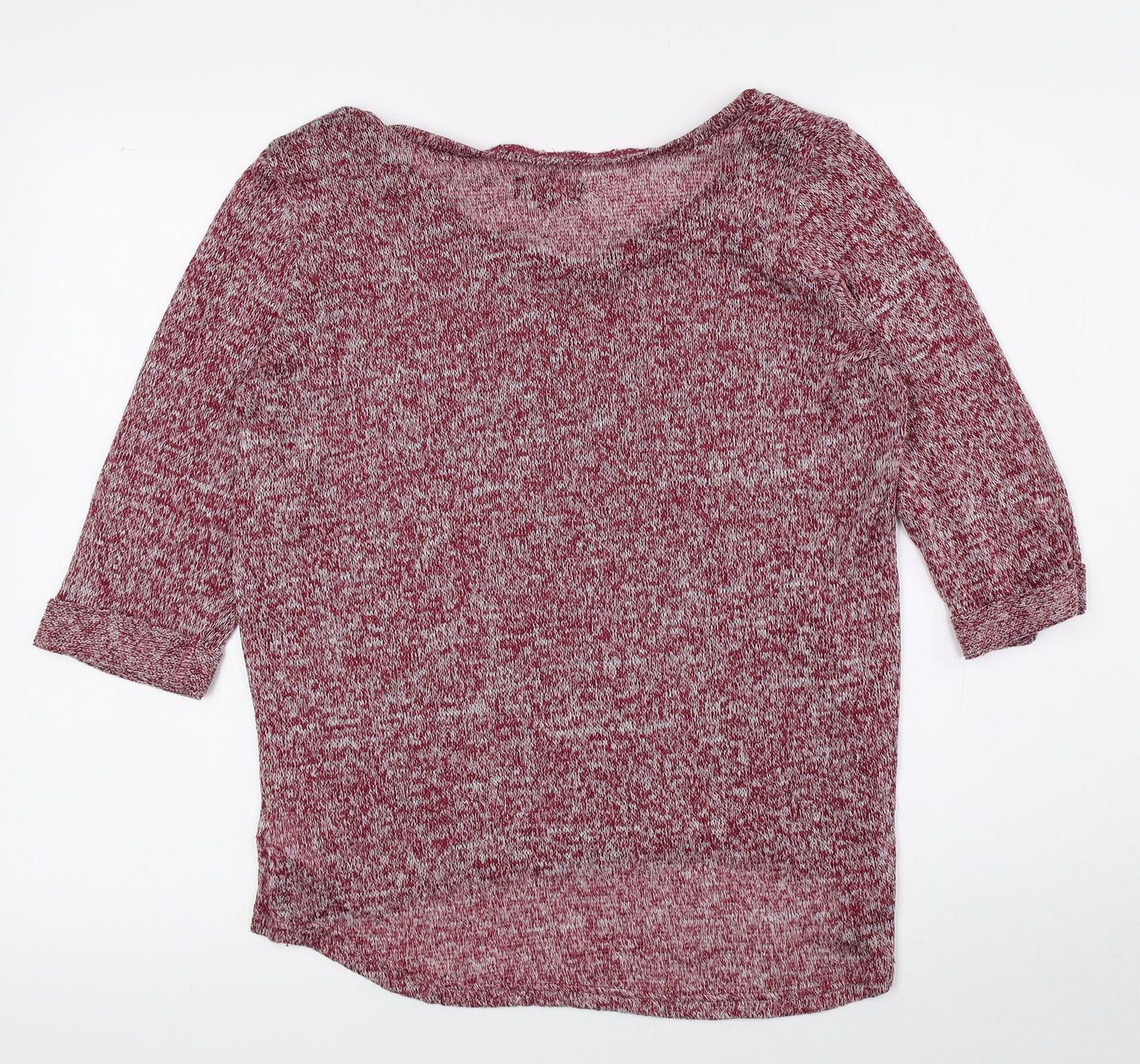 Womens UK Size 14 New Look Red Pullover Jumper