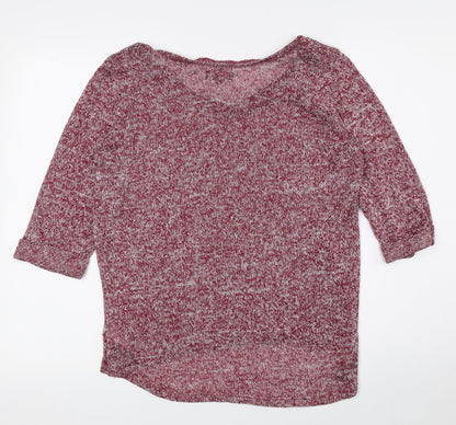 Womens UK Size 14 New Look Red Pullover Jumper