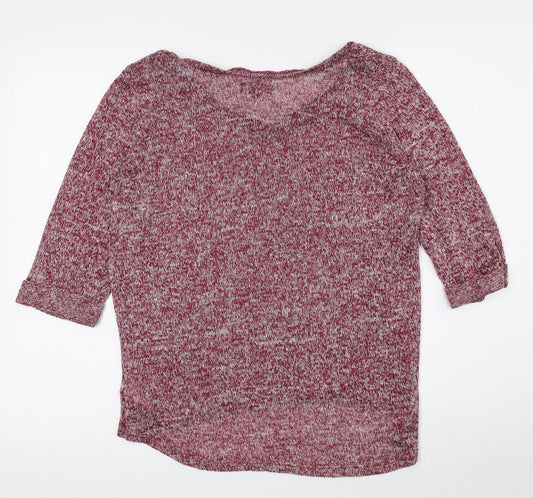 Womens UK Size 14 New Look Red Pullover Jumper