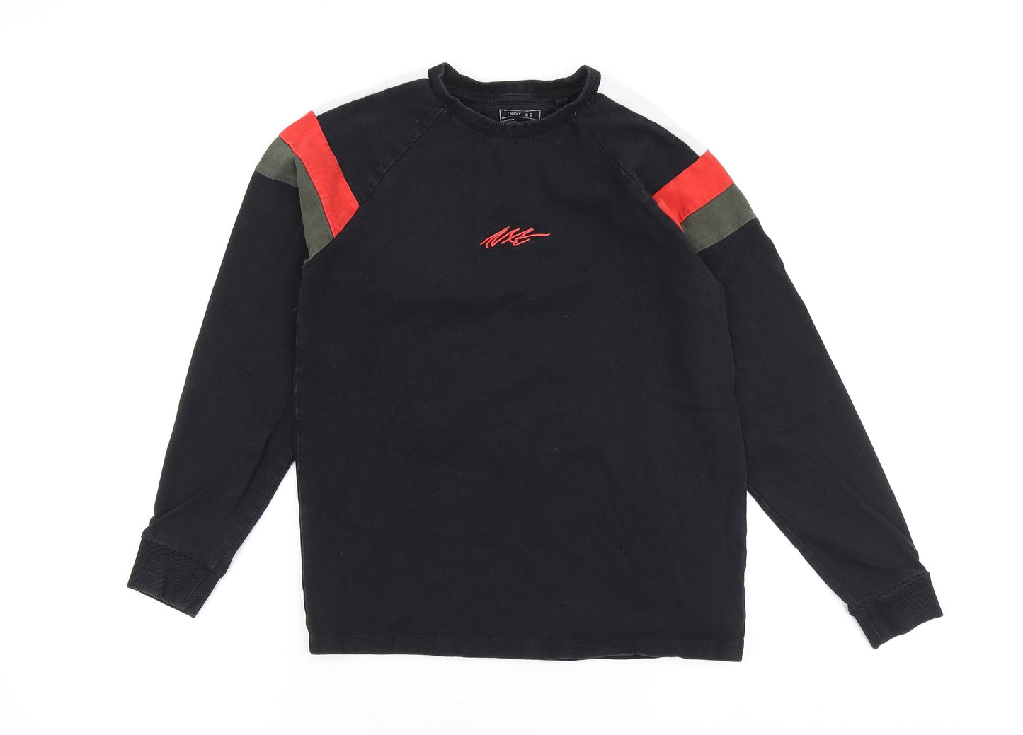NEXT Boys Black Cotton Pullover Sweatshirt Size 12 Years