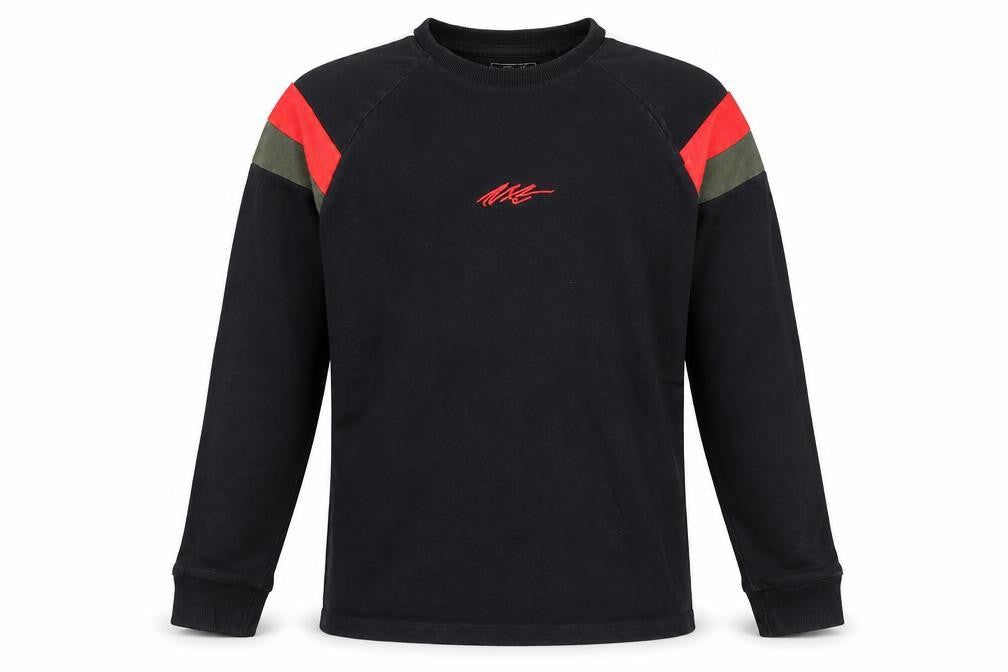 Next Boys Black Cotton Pullover Sweatshirt Size 12 Years