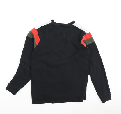NEXT Boys Black Cotton Pullover Sweatshirt Size 12 Years