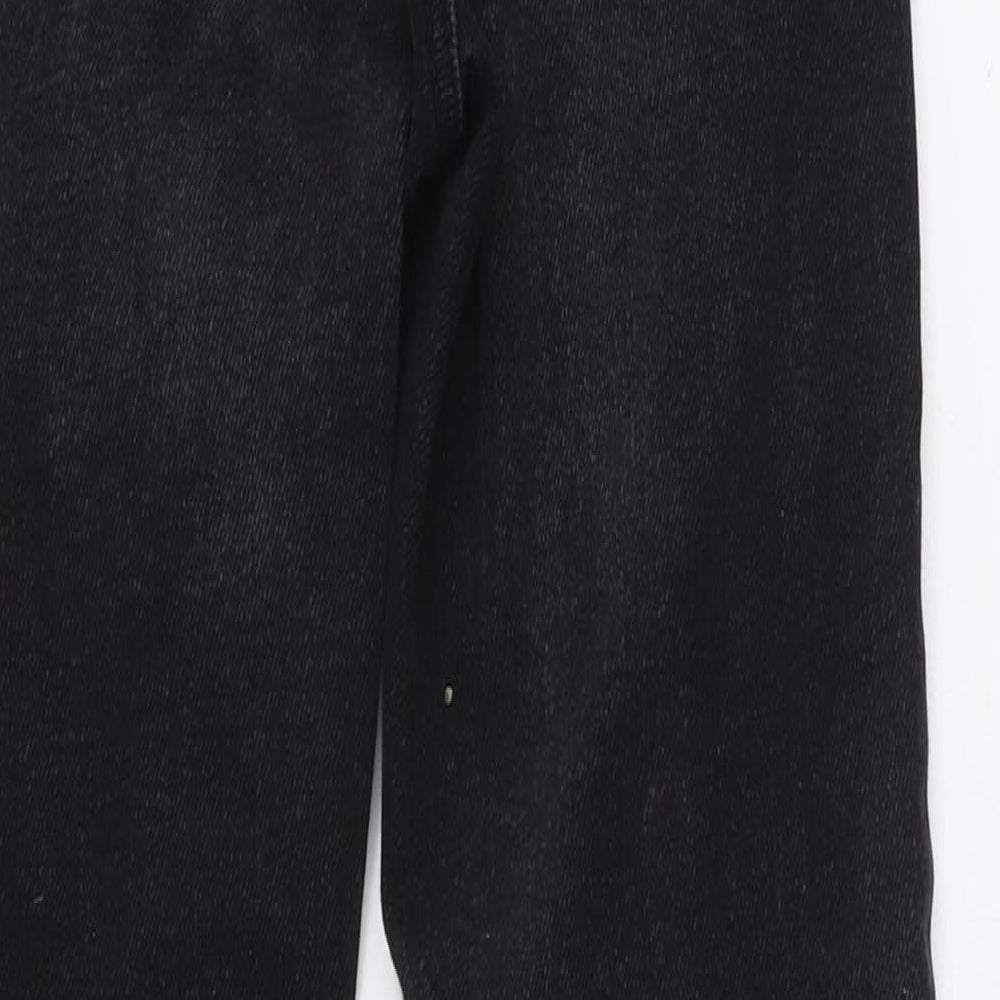 New Look Womens Black Cotton Skinny Jeans Size 8 L26 in Slim Zip