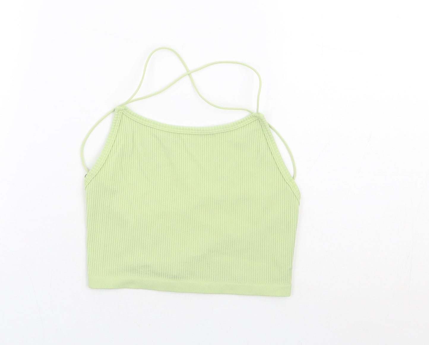 Womens UK Size S STR Green Camisole Tank