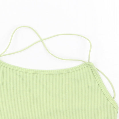 Womens UK Size S STR Green Camisole Tank