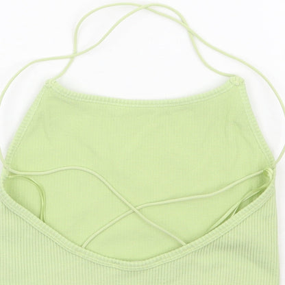 Womens UK Size S STR Green Camisole Tank