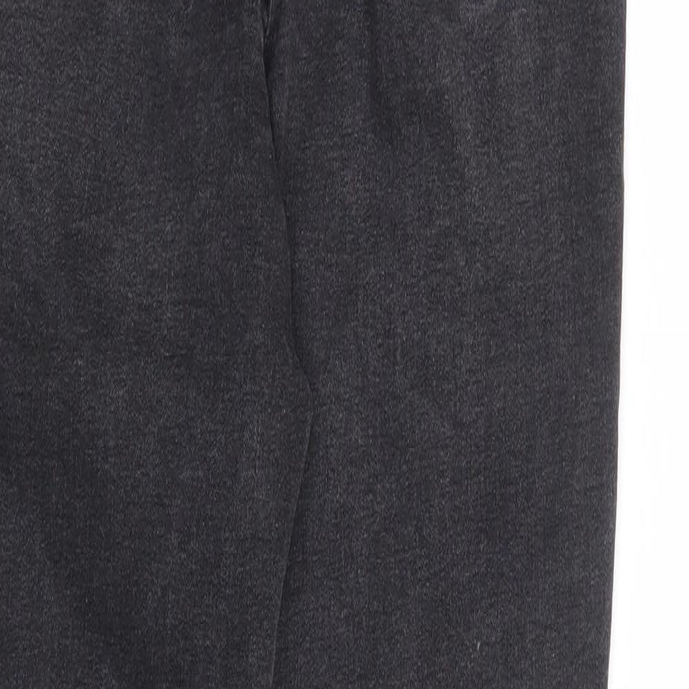 Primark Womens Black Cotton Skinny Jeans Size 10 L28 in Regular Zip