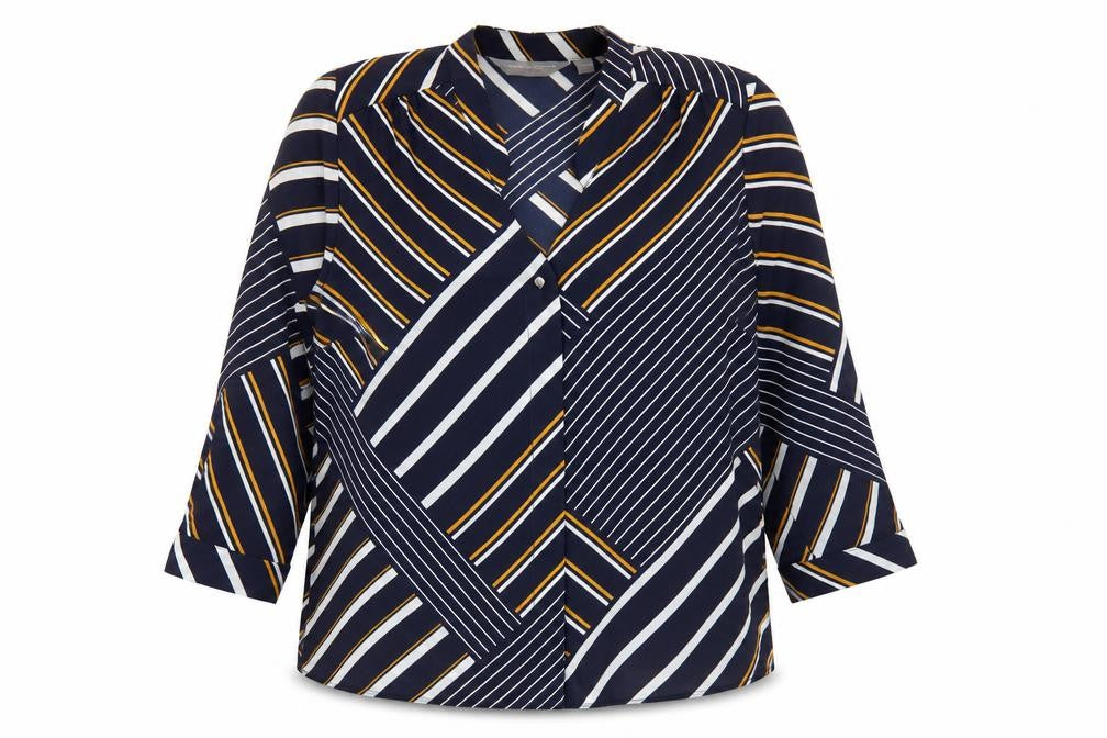 Womens UK Size 8 Dorothy Perkins Multicoloured Basic Blouse