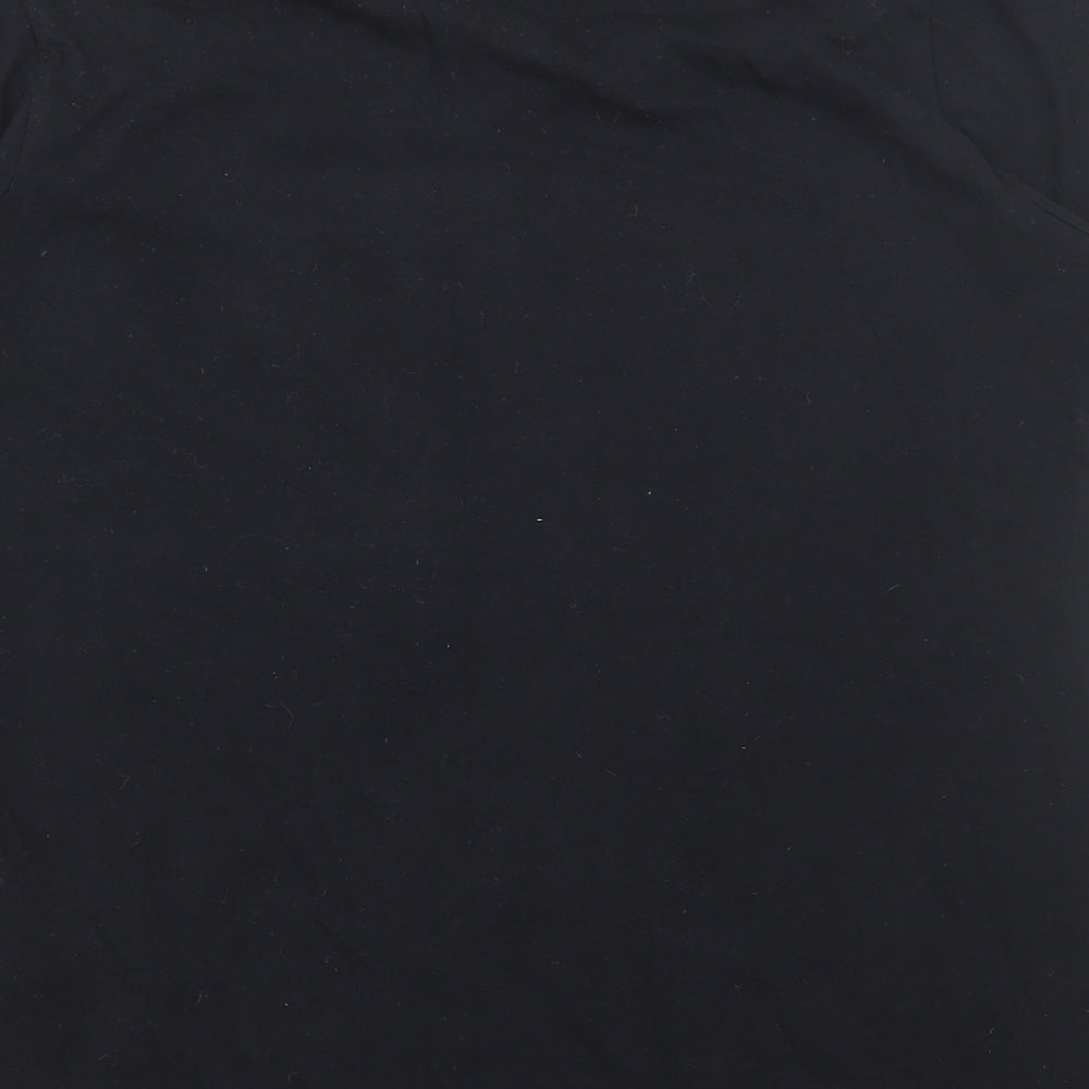 Womens UK Size 2XL Gildan Black Basic T-Shirt