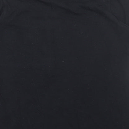 Womens UK Size 2XL Gildan Black Basic T-Shirt