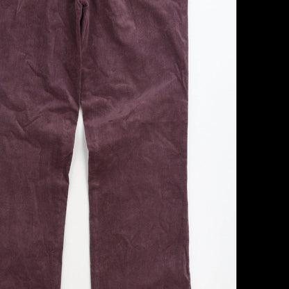 Maine Womens Purple Cotton Straight Jeans Size 12 L30 in Regular Zip