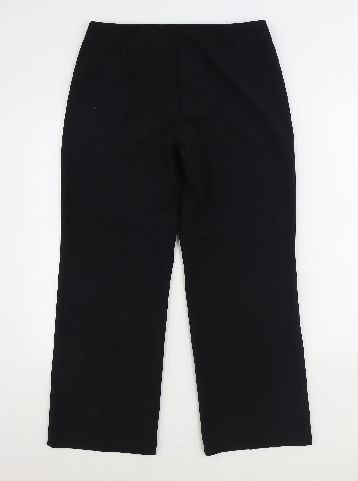 Womens UK Size 12 Marks and Spencer Regular Fit  Black Trousers
