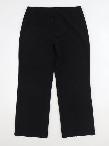 Womens UK Size 12 Marks and Spencer Regular Fit  Black Trousers