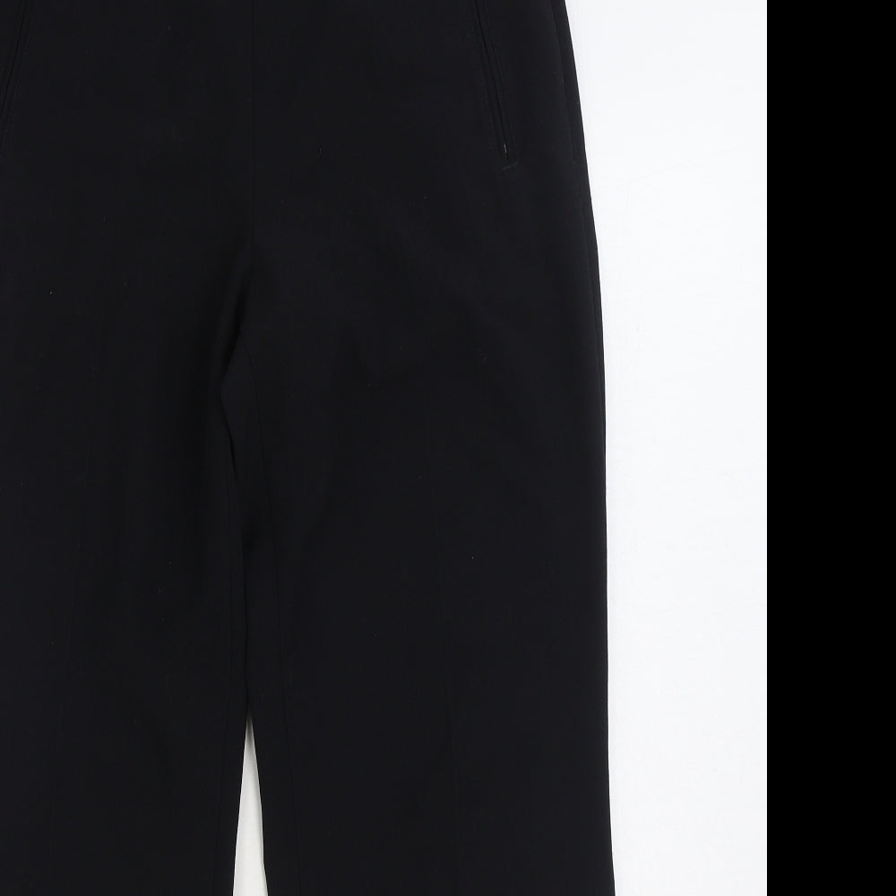 Womens UK Size 12 Marks and Spencer Regular Fit  Black Trousers