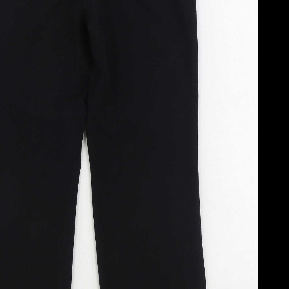 Womens UK Size 12 Marks and Spencer Regular Fit  Black Trousers