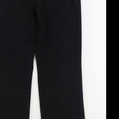 Womens UK Size 12 Marks and Spencer Regular Fit  Black Trousers