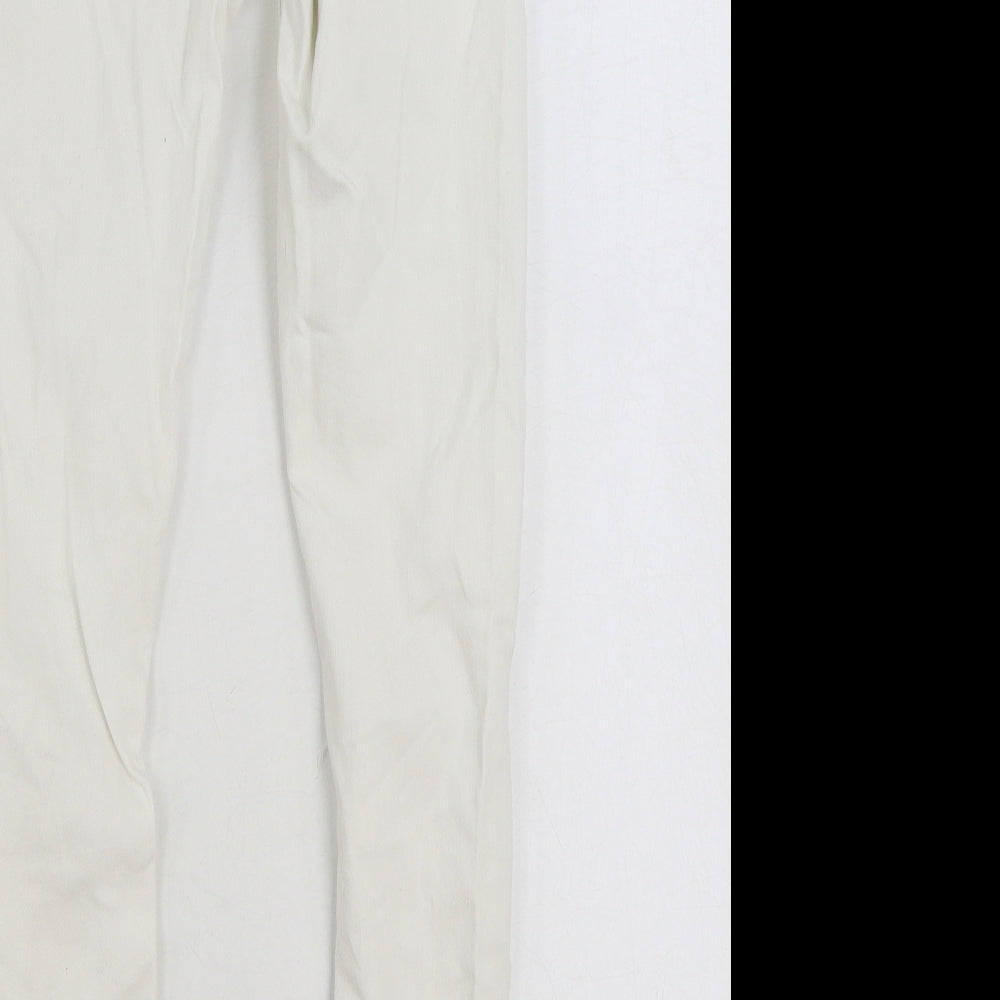 Denim & Co. Womens White Cotton Skinny Jeans Size 6 L30 in Regular Zip