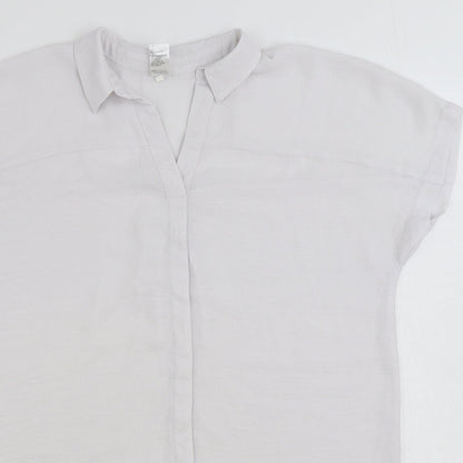 Womens UK Size 12 Anko Grey Basic Blouse