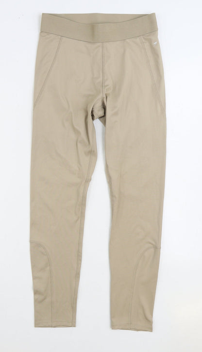 Womens UK Size S Workout  Jogger Beige Leggings