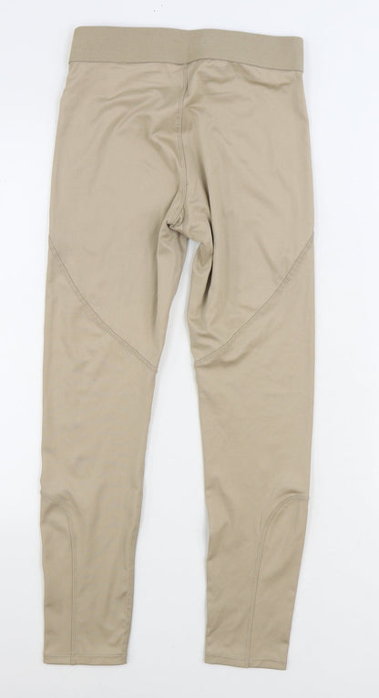 Womens UK Size S Workout  Jogger Beige Leggings