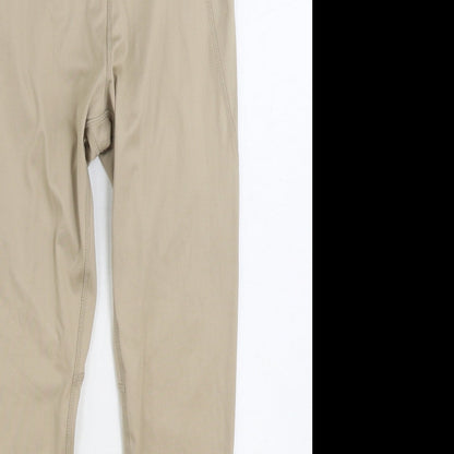 Womens UK Size S Workout  Jogger Beige Leggings