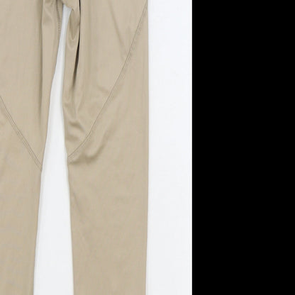 Womens UK Size S Workout  Jogger Beige Leggings