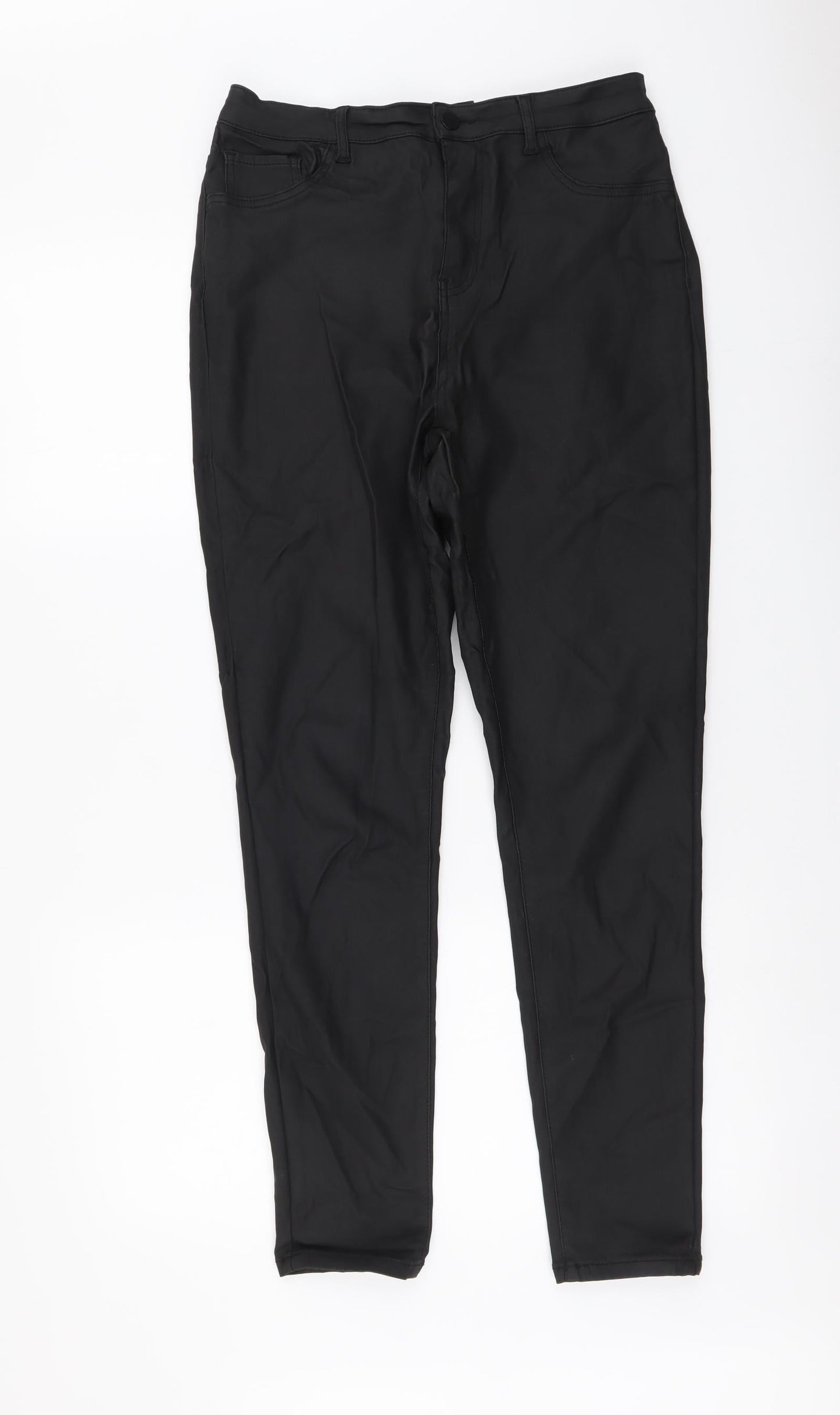 Womens UK Size 14 Gallery Regular Fit  Black Trousers