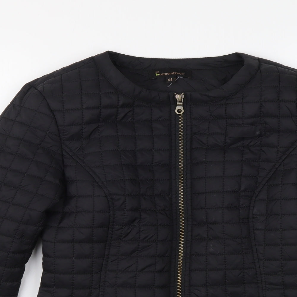 Womens UK Size XS Incorporatewear Black Jacket