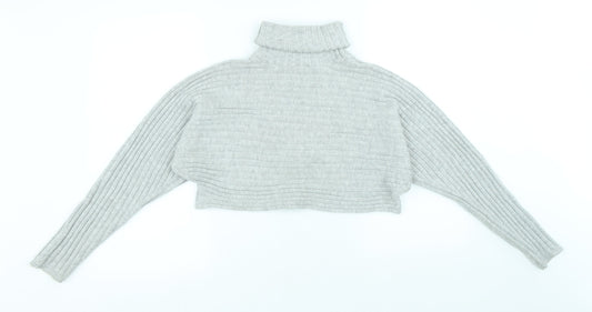 Womens UK Size S New Look Grey Pullover Jumper
