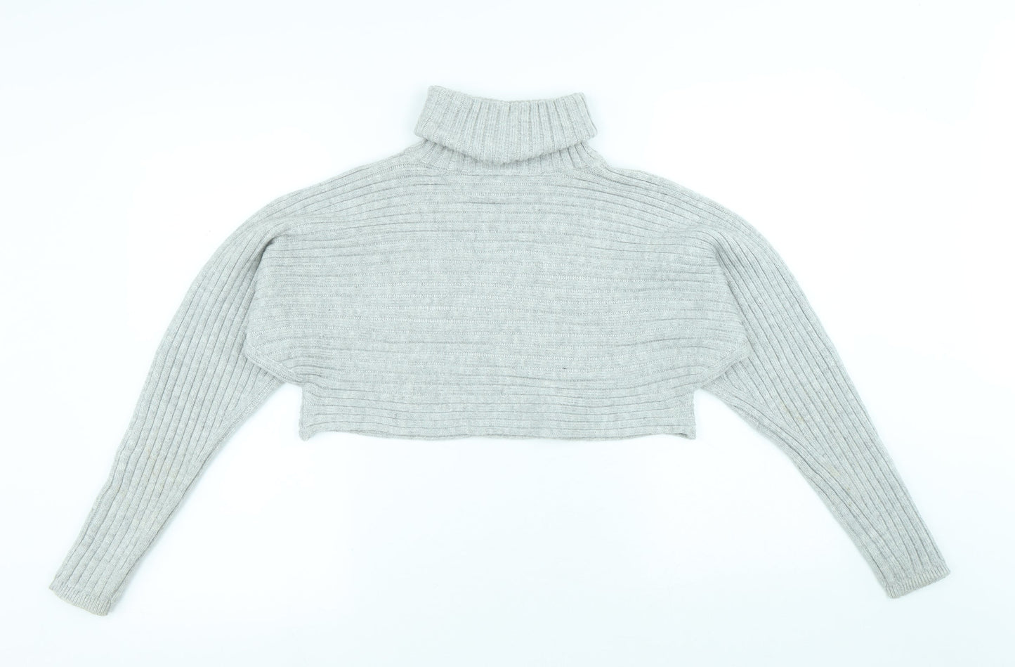 Womens UK Size S New Look Grey Pullover Jumper