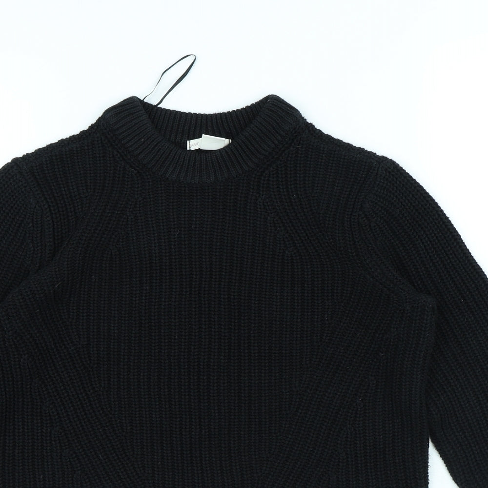 Womens UK Size XS H&M Black Pullover Jumper