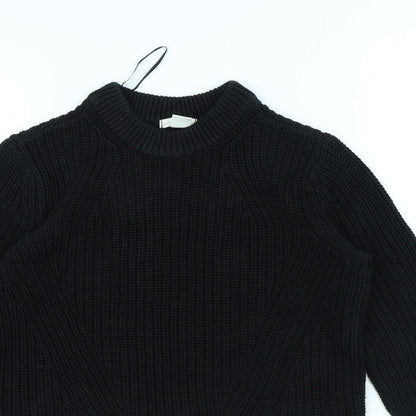 Womens UK Size XS H&M Black Pullover Jumper