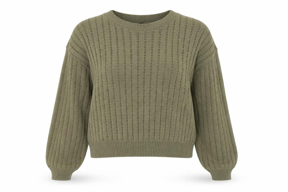 Womens UK Size L PRETTYLITTLETHING Green Pullover Jumper