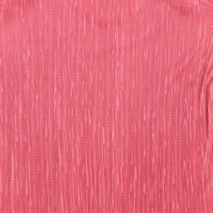 Womens UK Size M Forever Pink Basic T-Shirt